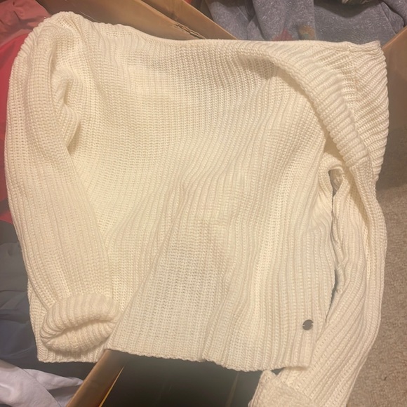 NWOT Roxy Open Back Sweater - Picture 4 of 7